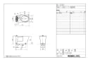 LIXIL(リクシル) BC-ZA10S BW1+DT-ZA150E BW1+CW-K47AQC BW1 取扱説明書 商品図面 施工説明書 アメージュZ便器(フチレス)床排水+Kシリーズエクストラ 商品図面1