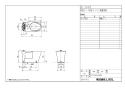 BC-ZA10S+DT-ZA150E 取扱説明書 商品図面 施工説明書 分解図 アメージュＺ便器(フチレス) 商品図面1