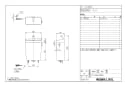 LIXIL(リクシル) BC-ZA10S BW1+DT-ZA180E BW1+CW-EA22QC BW1 取扱説明書 商品図面 施工説明書 アメージュZ便器(フチレス)床排水+パッソ 商品図面1