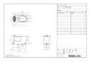 LIXIL(リクシル) BC-ZA20AH BW1+DT-ZA282AH BW1 取扱説明書 商品図面 施工説明書 アメージュZA シャワートイレ リトイレ 商品図面1