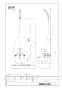 LIXIL(リクシル) BF-7135S 取扱説明書 商品図面 施工説明書 シングルレバーシャワーバス水栓 アステシア 商品図面1