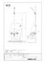 LIXIL(リクシル) BF-M140TSD 取扱説明書 商品図面 施工説明書 サーモスタット付シャワーバス水栓 定量止水機能 商品図面1