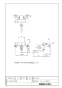 LIXIL(リクシル) BF-M340T 取扱説明書 商品図面 施工説明書 サーモスタット付バス水栓 定量止水 クロマーレS 商品図面1