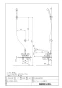 LIXIL(リクシル) BF-M616HN(300) 取扱説明書 商品図面 施工説明書 2ハンドル（一時止水） 商品図面1