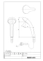 LIXIL(リクシル) BF-SG6BG 商品図面 分解図 エコフルシャワー 商品図面1