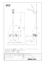LIXIL(リクシル) BF-WM145TSJH(250) 取扱説明書 商品図面 施工説明書 サーモスタットシャワーバス水栓 エコアクアスプレーシャワー 商品図面1