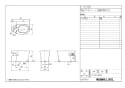 LIXIL(リクシル) C-P25SM BW1 取扱説明書 商品図面 施工説明書 掃除口付便器　新築用 商品図面1