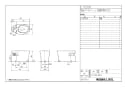 C-P25SML 掃除口付（左側）便器　新築用 商品図面1