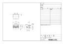 LIXIL(リクシル) CF-12F BW1 商品図面 施工説明書 紙巻器 商品図面1