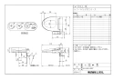 LIXIL(リクシル) CW-811EL-NE BW1 取扱説明書 商品図面 施工説明書 シャワートイレ U3Eシリーズ 商品図面1