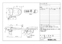 LIXIL(リクシル) CW-U111R-NE BW1 取扱説明書 商品図面 施工説明書 シャワートイレ Uシリーズ 商品図面1