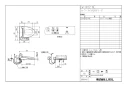 LIXIL(リクシル) CW-UH12-NE BW1 取扱説明書 商品図面 施工説明書 シャワートイレ UHシリーズ 商品図面1