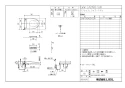 LIXIL(リクシル) CWW-EA24Q3-SUA BW1 取扱説明書 商品図面 施工説明書 リフレッシュシャワートイレ　ピタ・リラステージ用　EA20タイプ 商品図面1