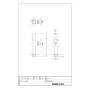 LIXIL(リクシル) DF-3B 商品図面 分解図 立形水飲水栓 商品図面1