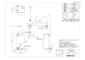 LIXIL(リクシル) EAAM-320CEV1 取扱説明書 商品図面 施工説明書 加温自動水栓ヒートオートマージュMX 商品図面1