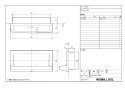 LIXIL(リクシル) H-120A BW1 商品図面 石けん入れ 商品図面1