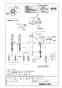 LIXIL(リクシル) JF-AB466SYX(JW) 取扱説明書 商品図面 施工説明書 分解図 浄水器内蔵シングルレバー混合水栓 オールインワンＳタイプ 商品図面1