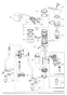 LIXIL(リクシル) JF-AB466SYXA(JW) 取扱説明書 商品図面 施工説明書 分解図 浄水器内蔵型シングルレバー混合水栓 分解図1