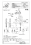 LIXIL(リクシル) JF-AB466SYXA(JW) 取扱説明書 商品図面 施工説明書 分解図 浄水器内蔵型シングルレバー混合水栓 商品図面1