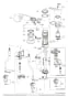 LIXIL(リクシル) JF-AC466SX(JW) 取扱説明書 商品図面 施工説明書 分解図 浄水器内蔵型シングルレバー混合水栓 オールインワン浄水栓 Nタイプ 分解図1