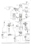 LIXIL(リクシル) JF-AC466SYX(JW) 取扱説明書 商品図面 施工説明書 分解図 浄水器内蔵型 シングルレバー混合水栓 オールインワン浄水栓 Nタイプ(エコハンドル) 分解図1