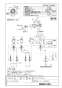 LIXIL(リクシル) JF-AF442SYXA(JW) 取扱説明書 商品図面 施工説明書 分解図 浄水器内蔵型シングルレバー混合水栓 商品図面1