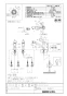 LIXIL(リクシル) JF-AG442SYXA(JW) 取扱説明書 商品図面 施工説明書 分解図 浄水器内蔵型シングルレバー混合水栓 商品図面1