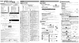 LIXIL(リクシル) JF-AG442SYXA(JW) 取扱説明書 商品図面 施工説明書 分解図 浄水器内蔵型シングルレバー混合水栓 取扱説明書1