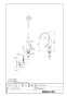 LIXIL(リクシル) JF-WA505A(JW) 取扱説明書 商品図面 施工説明書 浄水器専用水栓 商品図面1
