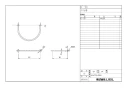 LIXIL(リクシル) KF-90 商品図面 施工説明書 タオル掛 商品図面1