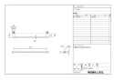 LIXIL(リクシル) KF-AA71D 商品図面 施工説明書 タオル掛 商品図面1