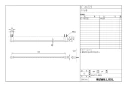 LIXIL(リクシル) KF-AA72D 商品図面 施工説明書 タオル掛 商品図面1