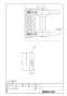 LIXIL(リクシル) KF-D32 商品図面 後施工アンカー（M10）各種施設用可動式手すり 商品図面1