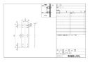 LIXIL(リクシル) KF-D6 商品図面 各種施設用可動式手すり 商品図面1