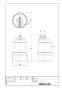 LIXIL(リクシル) KS-42Y 商品図面 交換用浄水カートリッジ 商品図面1