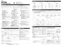 LIXIL(リクシル) L-A74TA2A BW1 取扱説明書 施工説明書 壁付手洗器　自動水栓（100V）ハイパーキラミック 施工説明書1