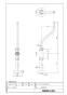 LIXIL(リクシル) L-CS-10 XW2+LF-E02+LF-3SV(470)382W80+LF-30PAL+16-1120-XS 取扱説明書 商品図面 施工説明書 波工房彩シリーズ はめ込み式手洗器セット 商品図面1