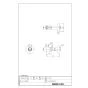 LIXIL(リクシル) L-CS-14/W+LF-YE340SYHC/SAB+LF-3VKX2+LF-105SAL-XS 取扱説明書 商品図面 施工説明書 波工房YTシリーズ ベッセル式手洗器 商品図面1