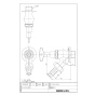 LIXIL(リクシル) LF-13G-13-CV 商品図面 分解図 ユーティリティ水栓 散水栓 商品図面1