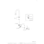 LIXIL(リクシル) LF-16SPF-13-U 商品図面 分解図 ユーティリティ水栓 つる首式横形自在水栓(泡沫式・固定コマ式・水用) 分解図1