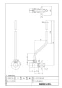 LIXIL(リクシル) LF-3G(55)382W80 商品図面 分解図 アングル形止水栓 商品図面1