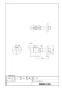 LIXIL(リクシル) LF-3GK 商品図面 分解図 アングル形止水栓 商品図面1