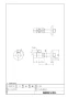 LF-3GK 商品図面 分解図 アングル形止水栓 商品図面1