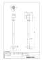 LIXIL(リクシル) LF-3SG(360)K 商品図面 分解図 ストレート形止水栓 商品図面1