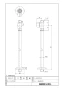 LIXIL(リクシル) LF-3SG(535)K 商品図面 分解図 ストレート形止水栓 商品図面1