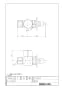 LIXIL(リクシル) LF-3SGQ-13F 商品図面 分岐止水栓 AJタイプ用 シングルレバー混合栓 商品図面1