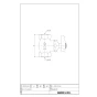 LIXIL(リクシル) LF-3SM-19(JW) 商品図面 ユーティリティ水栓 甲止水栓 商品図面1
