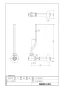 LIXIL(リクシル) LF-3V(120)Ｗ30 商品図面 分解図 アングル形止水栓 商品図面1