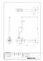 LIXIL(リクシル) LF-3V(155)Ｗ30 商品図面 分解図 アングル形止水栓 商品図面1