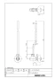 LIXIL(リクシル) LF-3V(55)382Ｗ25 商品図面 分解図 アングル形止水栓 商品図面1